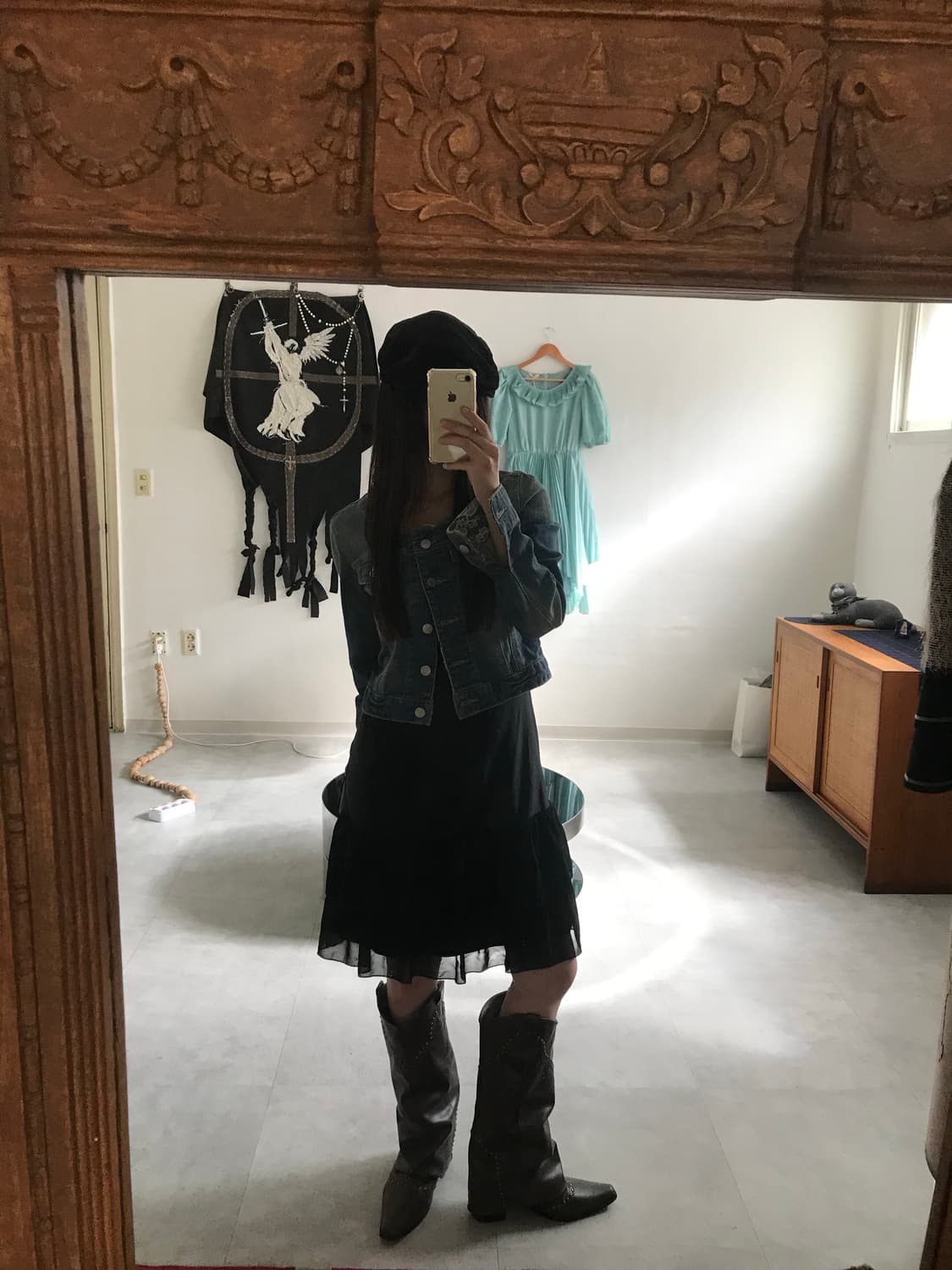 vintage denim corp jacket 상품이미지5