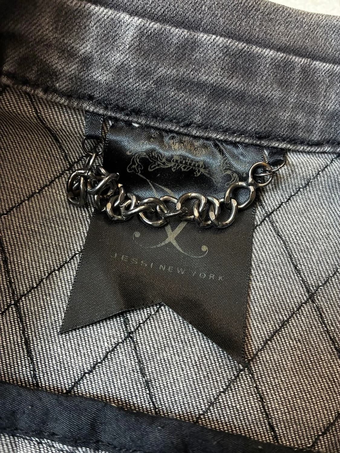 제시 00's 펑크 기믹 스터드 워싱 자켓 PN6809 상품이미지9