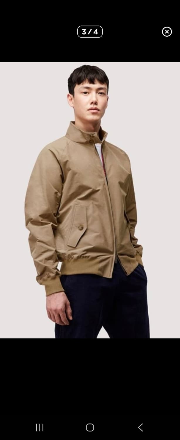 바라쿠타 24FW 내추럴 G9 해링턴 자켓 46사이즈 상품이미지2