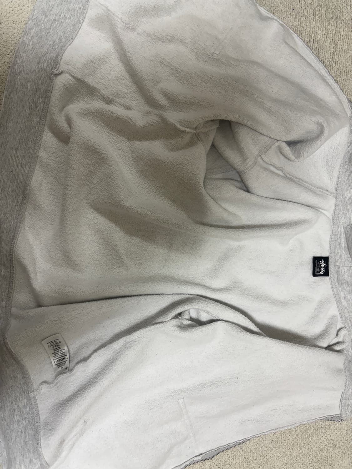 스투시 스탁로고 후드집업m 상품이미지5