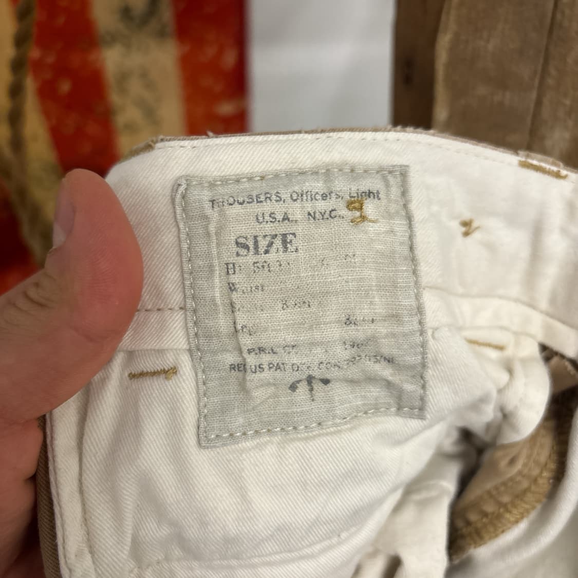 90s 폴로 랄프로렌 웰메이드 클래식 오피서 치노팬츠 빈티지워싱 N774 상품이미지9