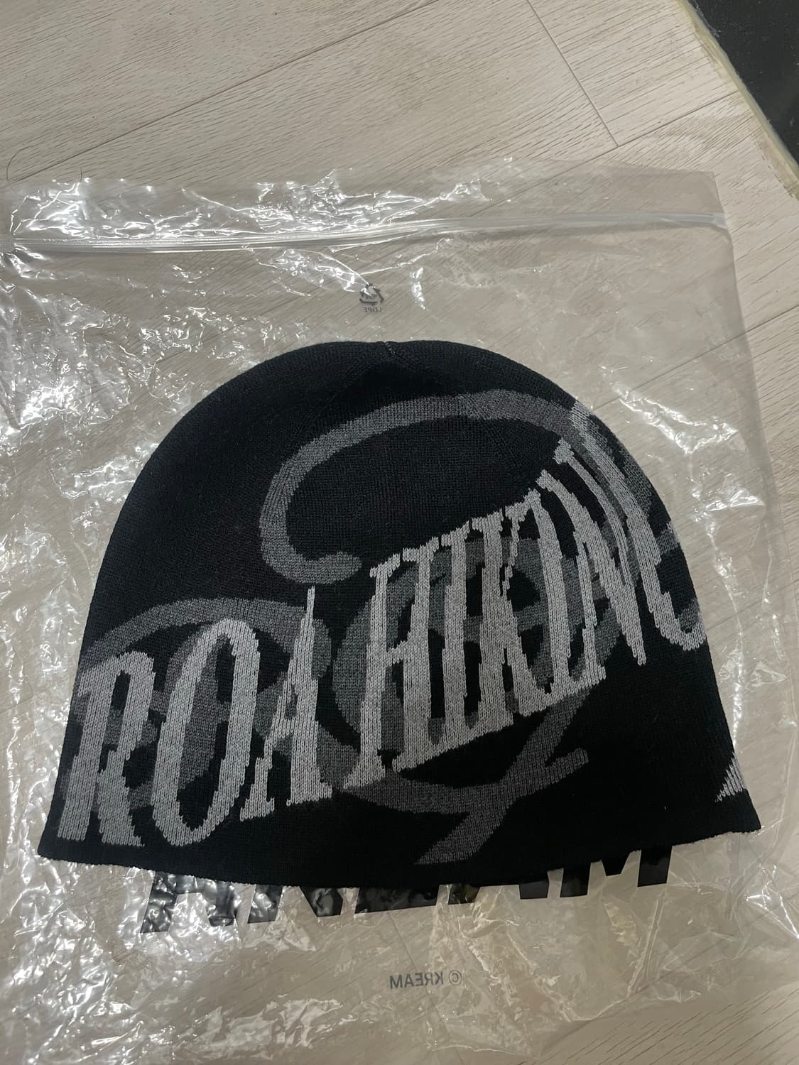 ROA 디파트먼트 비니 블랙 OS 팝니다 상품이미지1