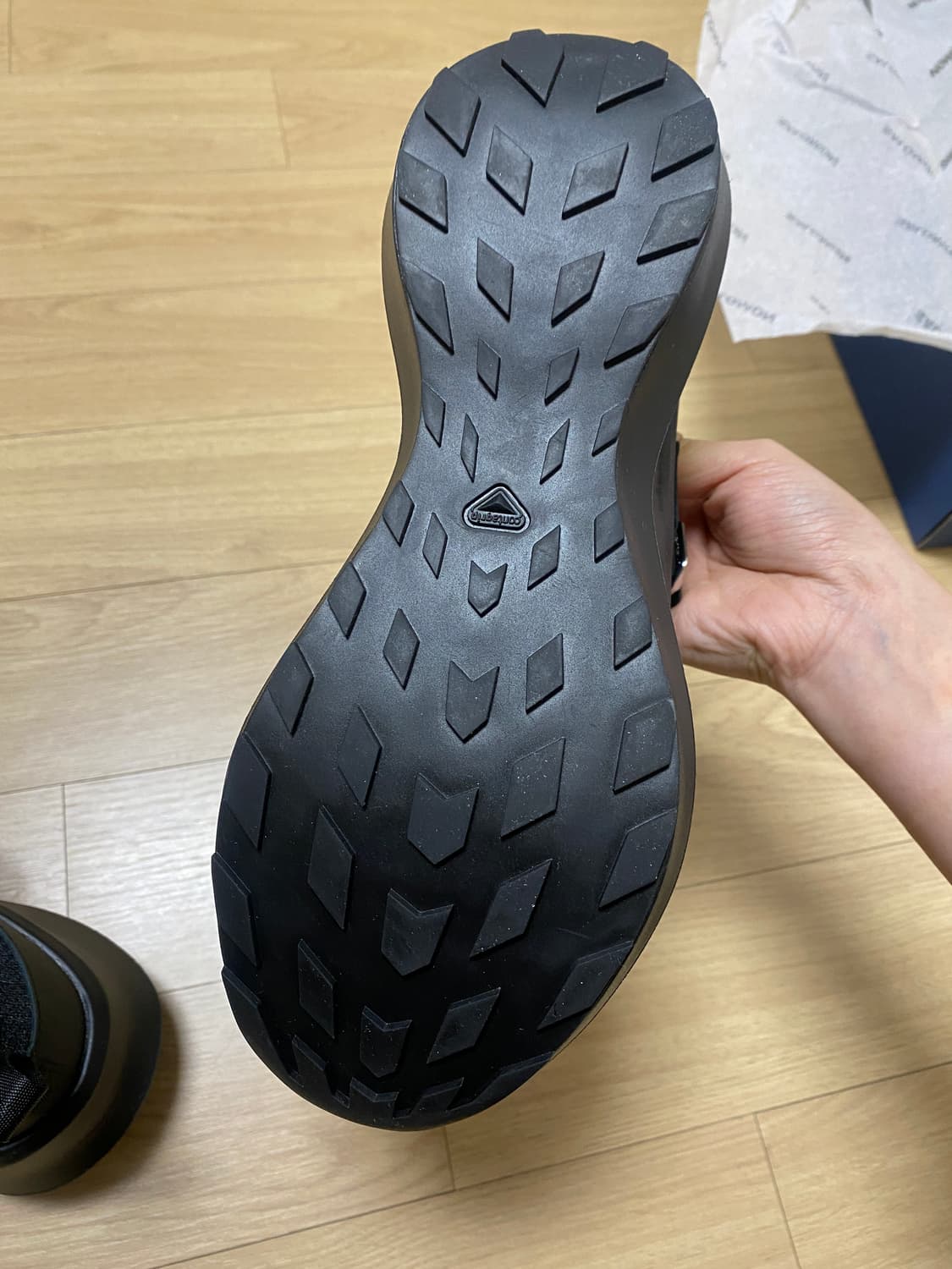 꼼데가르송 살로몬 메리제인 플랫폼 블랙 235 상품이미지5