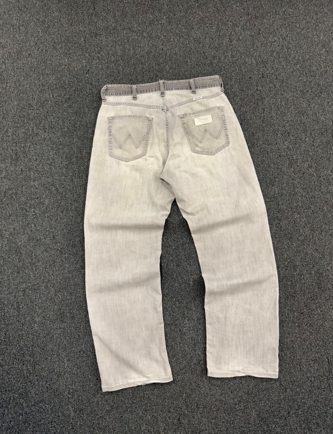 랭글러 빈티지 w3444 그레이 데님팬츠 상품이미지8