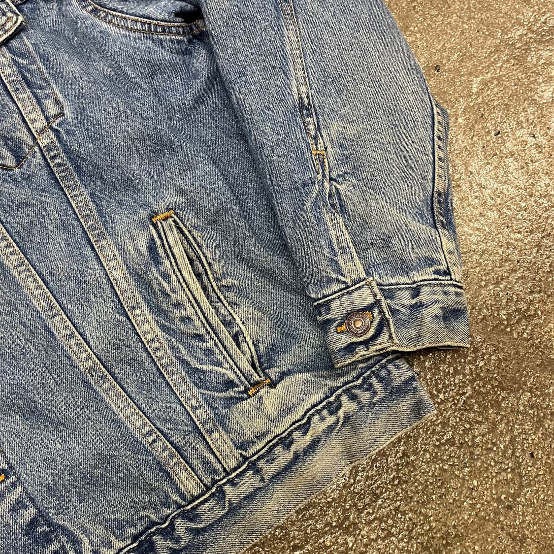 90s 리바이스 플란넬 라인드 데님 자켓 (110) 상품이미지5