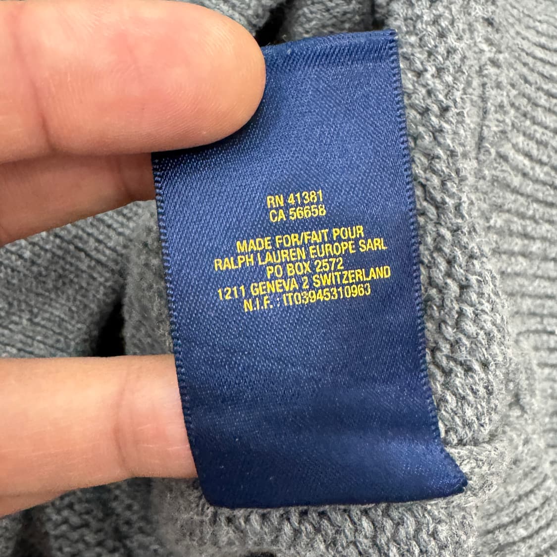 여성용 44 폴로 랄프로렌 빅포니 니트 집업 상품이미지7