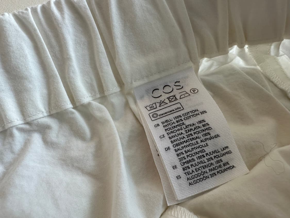 COS 남성 반바지 2개 일괄 (화이트/라임) XL 상품이미지6
