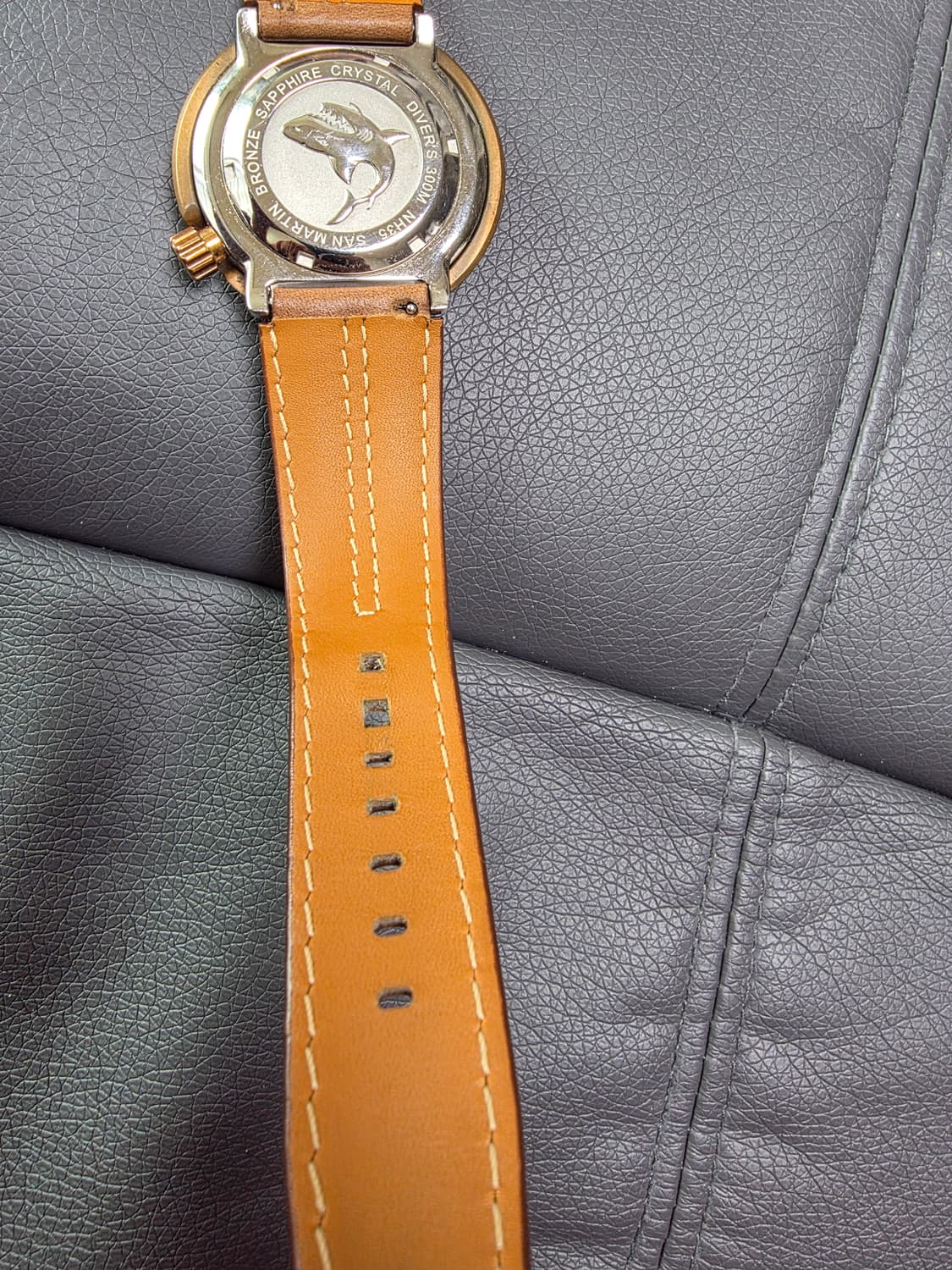 산마틴 마린 마스터 브론즈 다이버 시계 300mm방수 상품이미지6