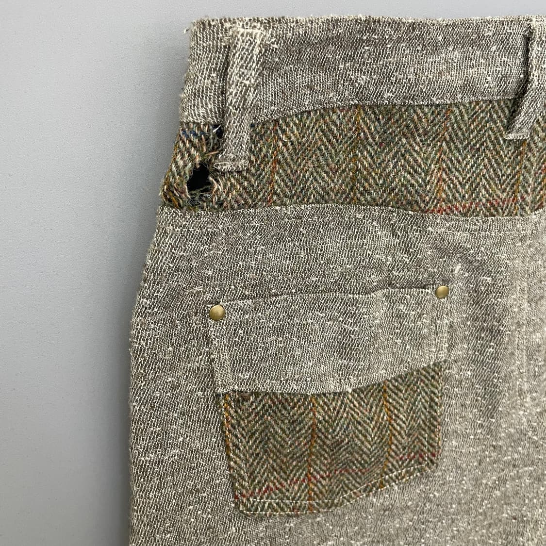 (28) 해리스 트위드 울 미디 스커트 상품이미지4