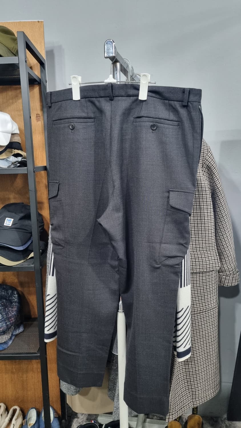 SOLID HOMME) 솔리드옴므 울혼방 카고 슬랙스 36사이즈 상품이미지2