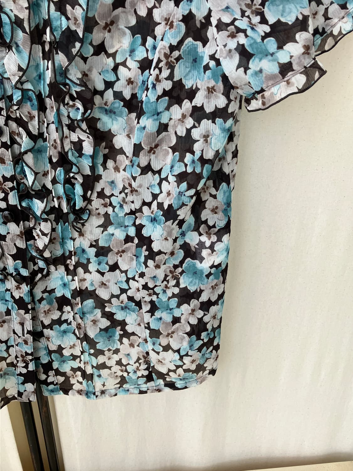  sky flower frill blouse 상품이미지6