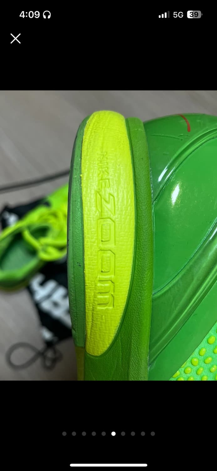 [290] 코비6 그린치 판매/교환 상품이미지4