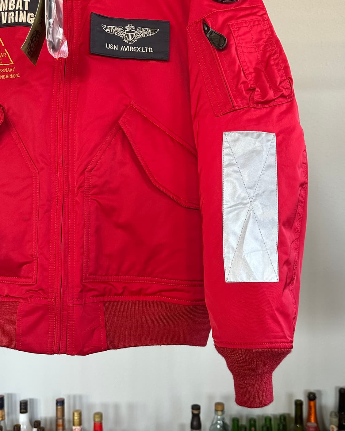 [M](새상품)아비렉스 AVIREX 탑건 TOPGUN 항공 점퍼 상품이미지6