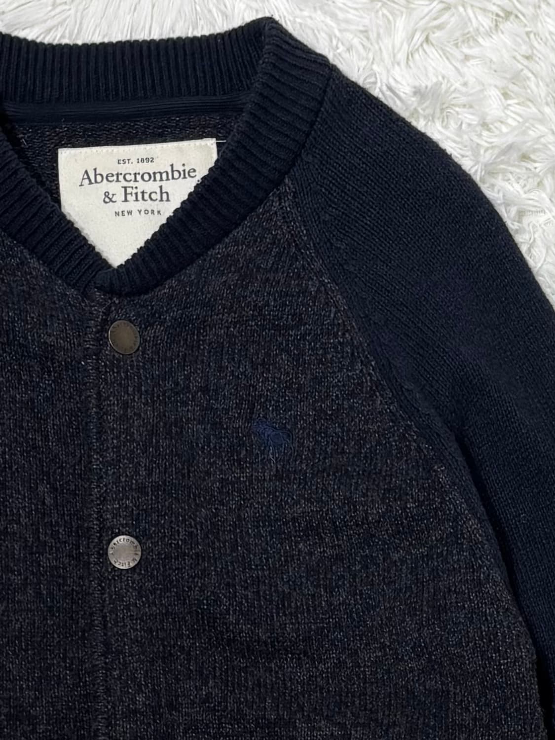 아베크롬비 자수로고 니트 자켓 상품이미지5