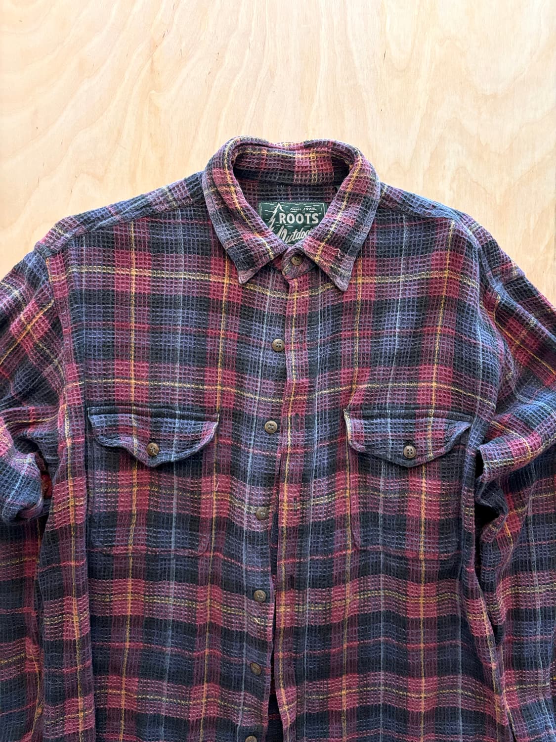 일본 빈티지 체크 셔츠 (M size) 상품이미지2