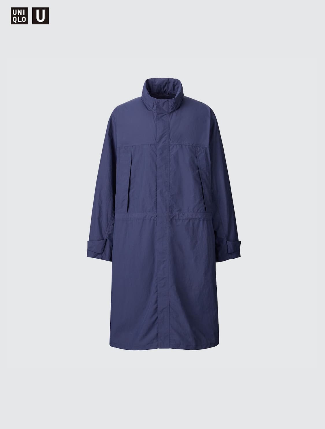 유니클로 u 네이비 나일론 코트 상품이미지1