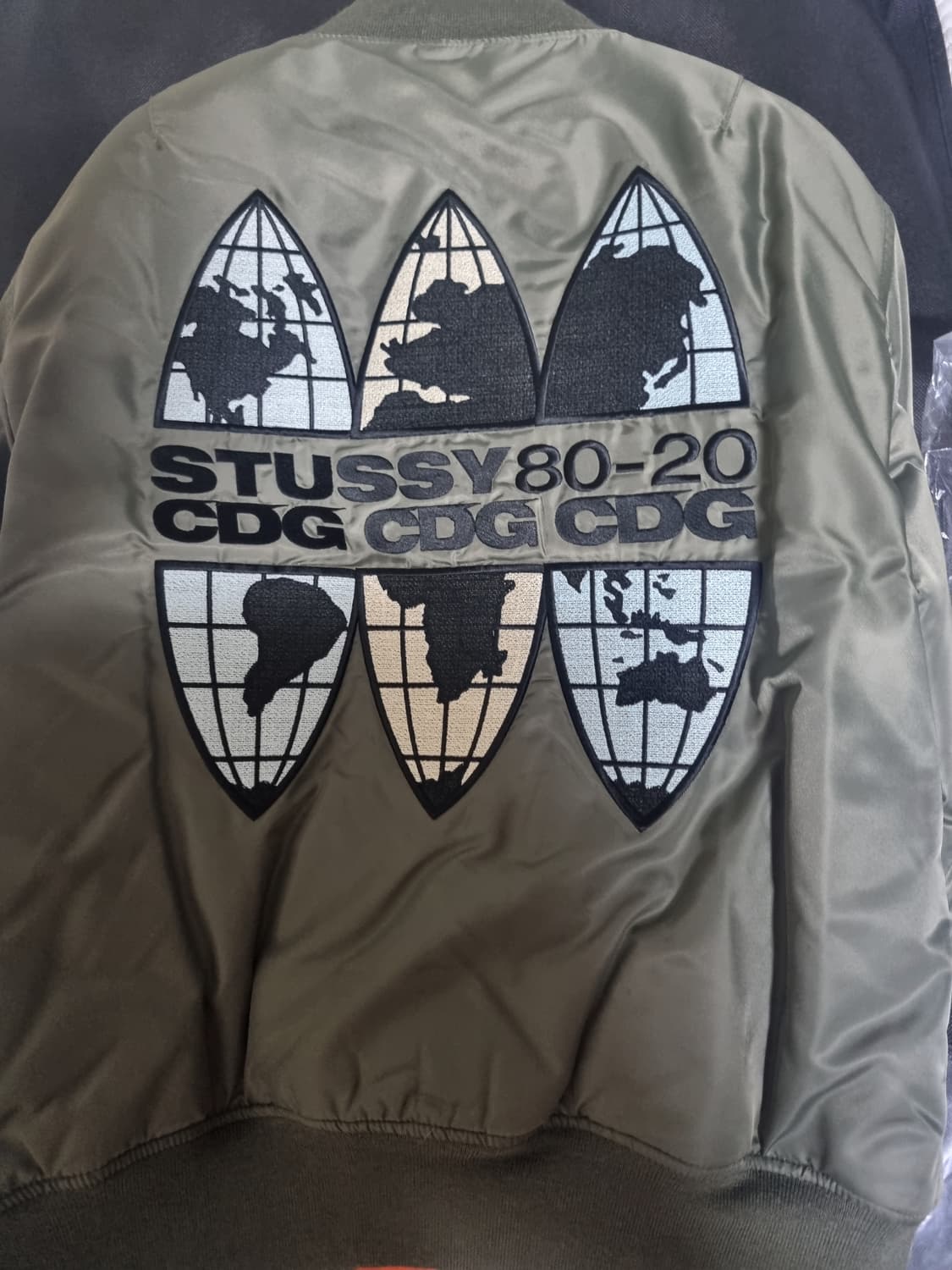 [판매] 꼼데가르송(cdg) 스투시 CDG Stussy ma-1 자켓 상품이미지3