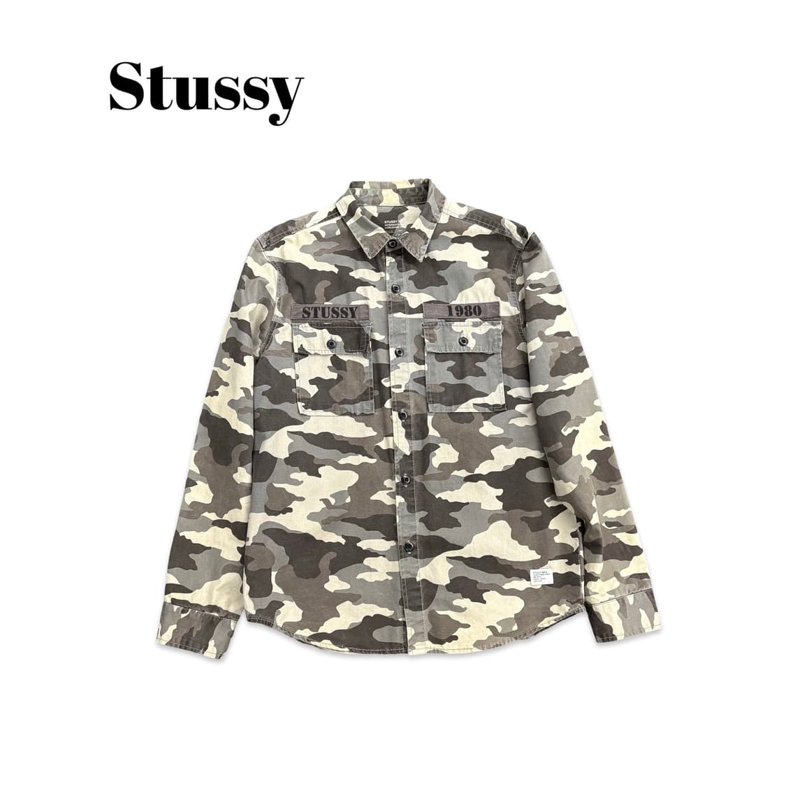 (100)스투시카모밀리터리셔츠 상품이미지1
