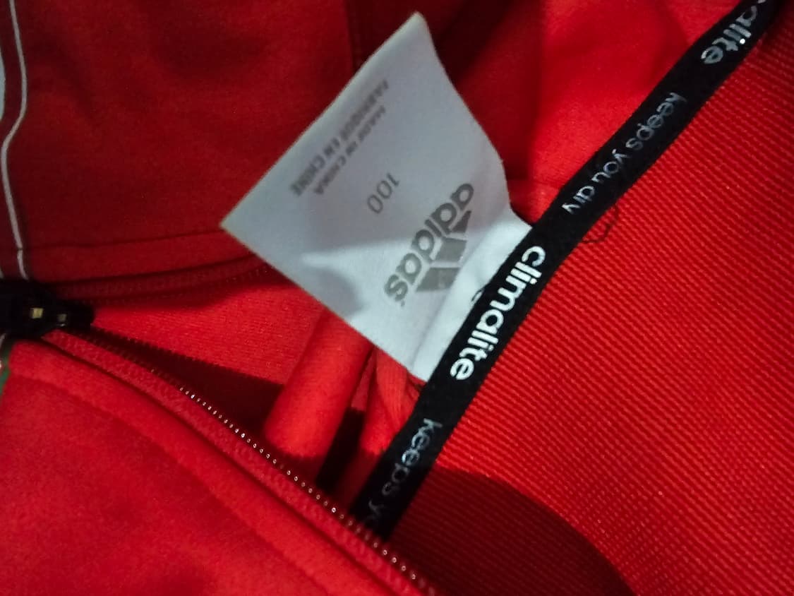 아디다스 AC밀란 빨검 레드 트랙탑 져지집업 100/L 상품이미지4