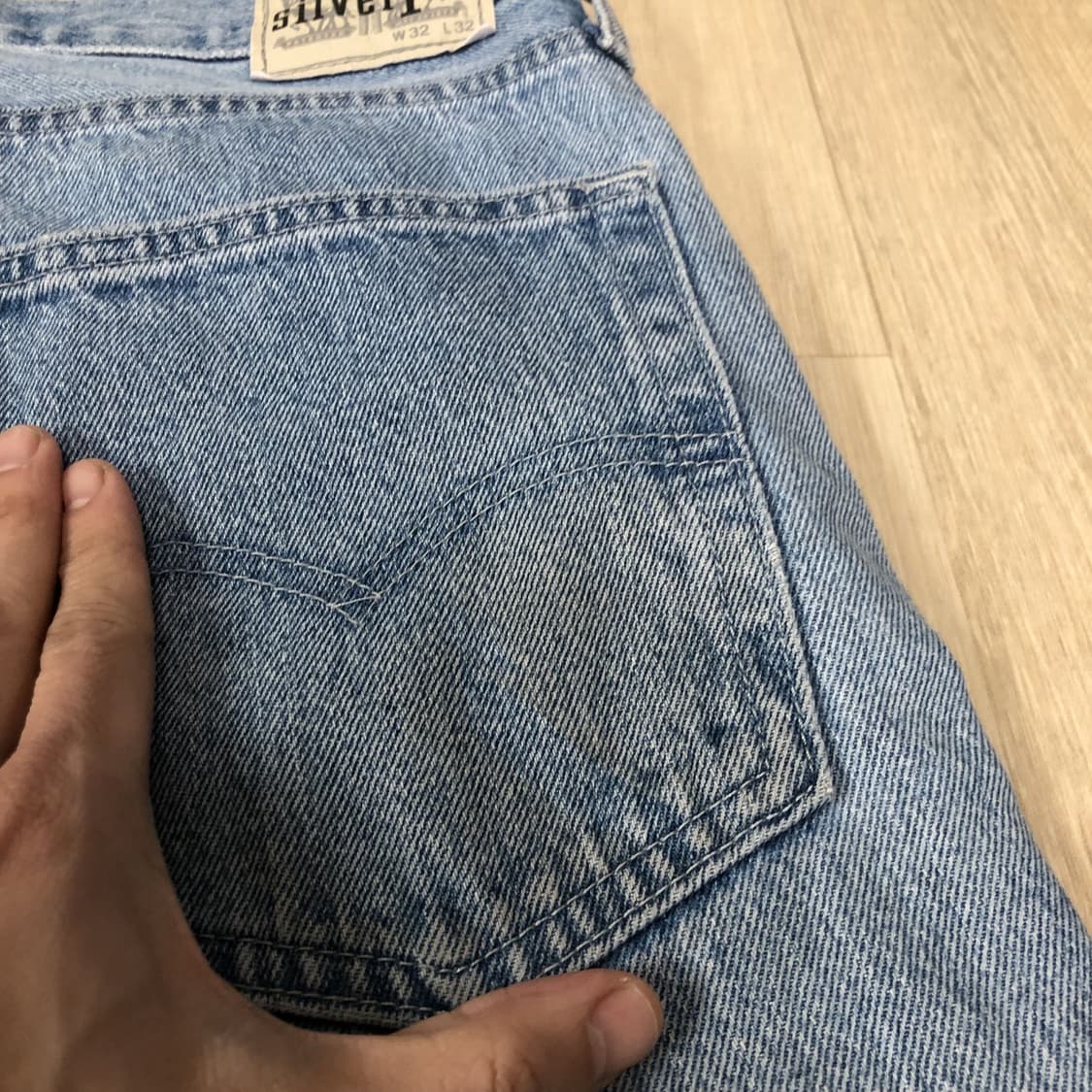 (32) 리바이스 Levi's 실버탭 SILVER TAB 루즈핏 연청 데 상품이미지6