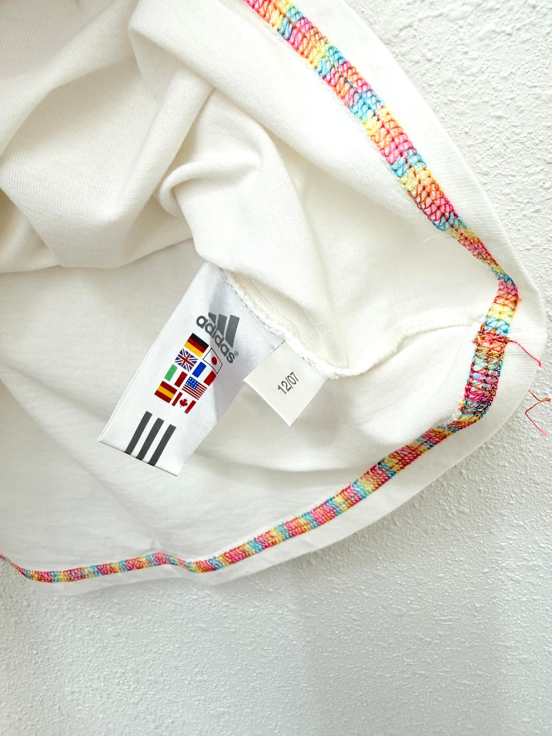 빈티지 아디다스 00‘s 로고 슬림 반팔티 상품이미지4