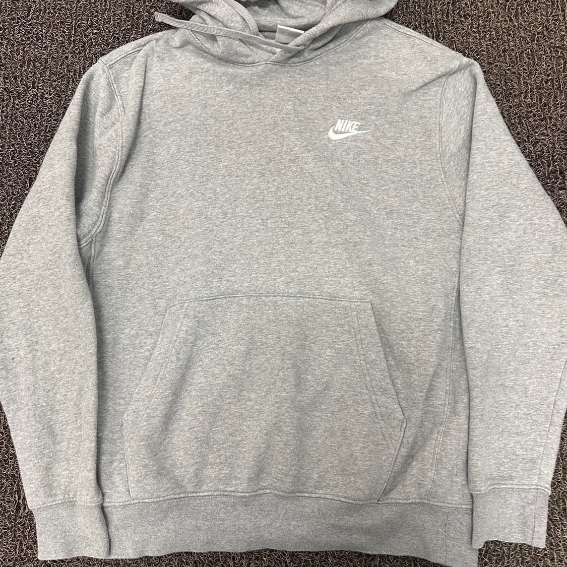 NIKE 나이키 기모 후드티 그레이 M 상품이미지4