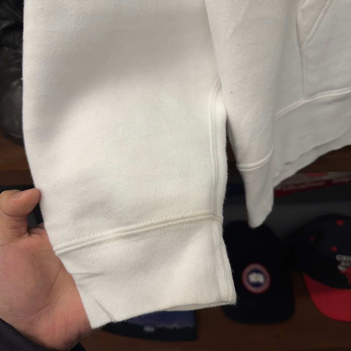 아비렉스 X NFL 빅 스펠아웃 프린팅 오버 후드 후디 N304 상품이미지5