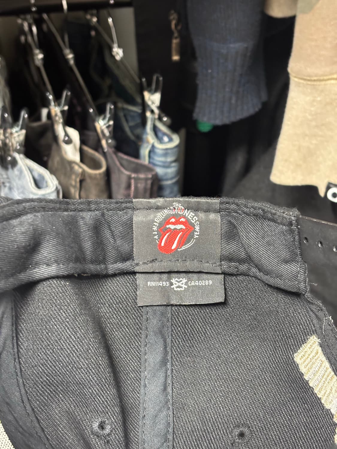 롤링 스톤즈 50주년 스냅백 블랙 상품이미지4