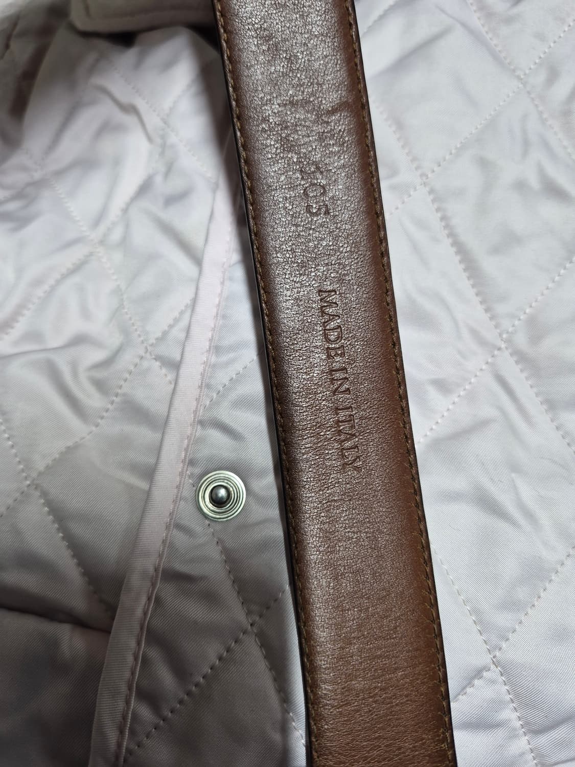 부루넬로 쿠치넬리 빅 사이즈 가죽 벨트 남성 상품이미지4