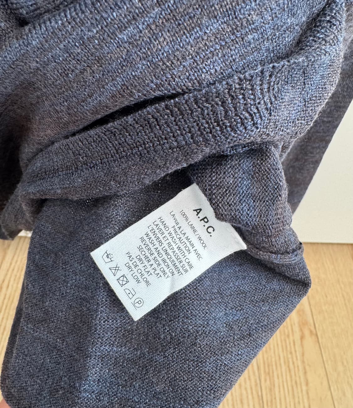 아페쎄 하프넥 울 니트 S  상품이미지5