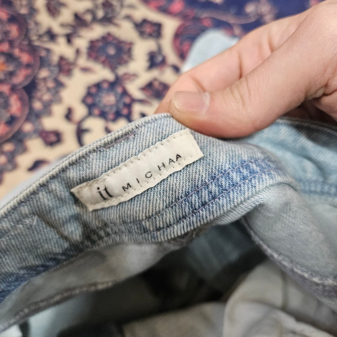 잇미샤 x Artist Proof 20ss 데님 미디 스커트 상품이미지6