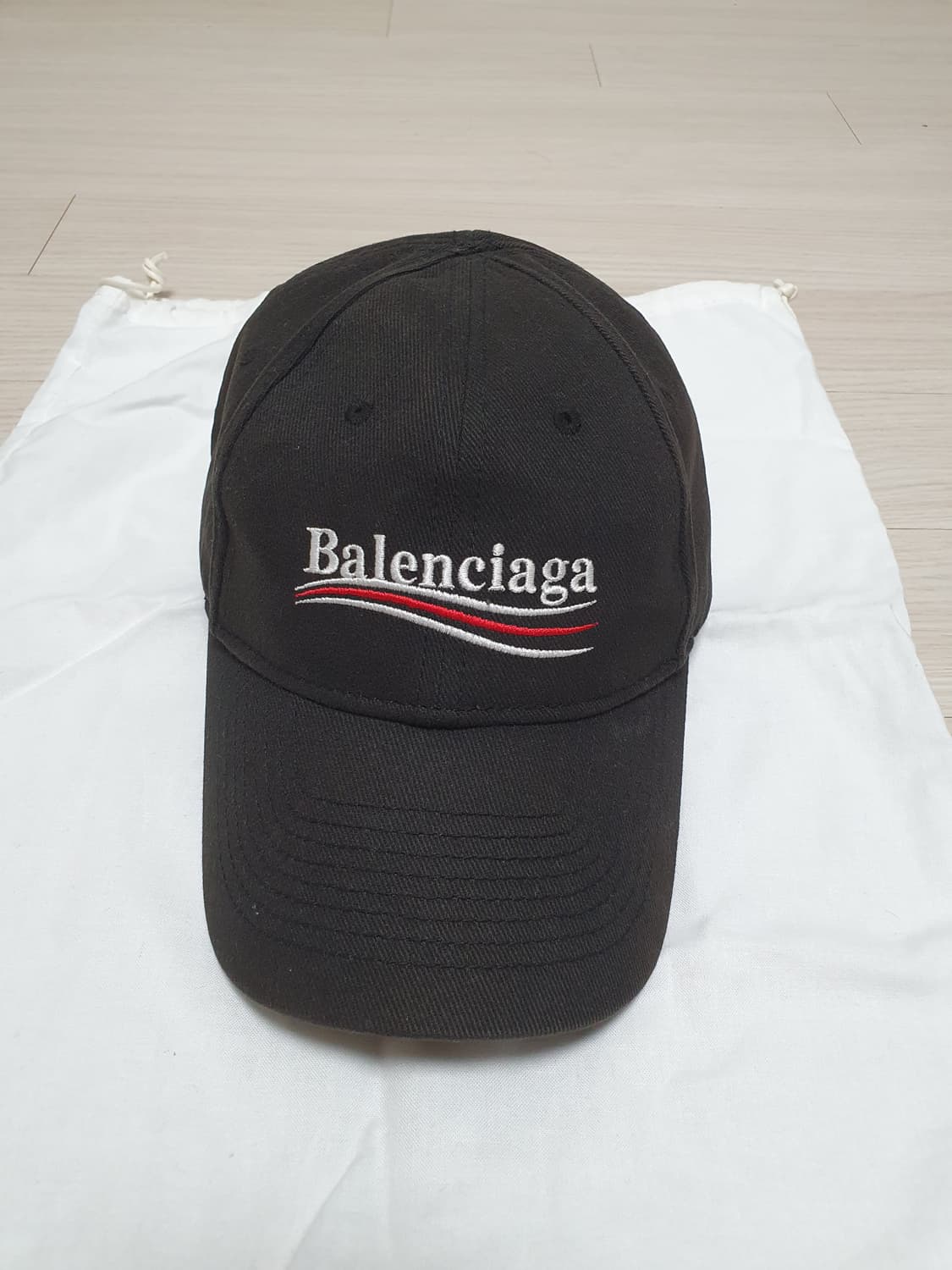 발렌시아가 웨이브로고 볼캡 상품이미지1