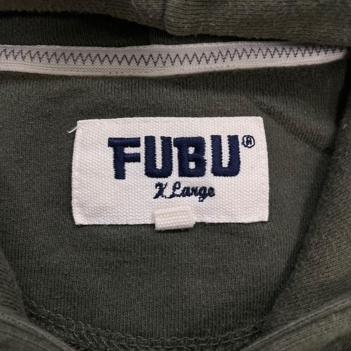 후부 Fubu 프레첼 로고 후드집업 카키 상품이미지6