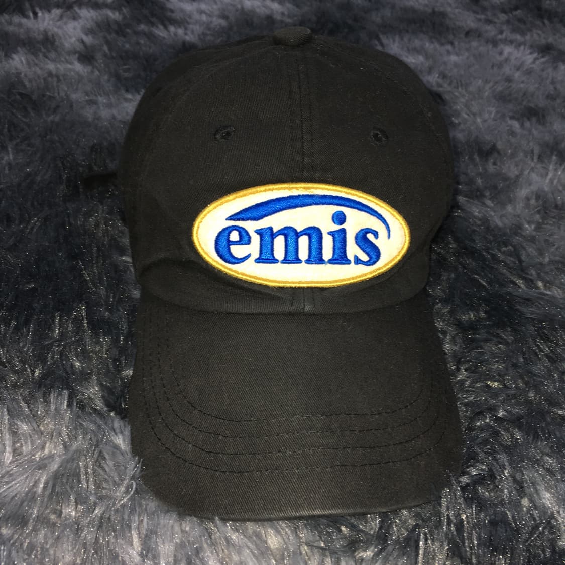 투티/0271 emis 블랙 캡모자 와펜 로고 상품이미지3