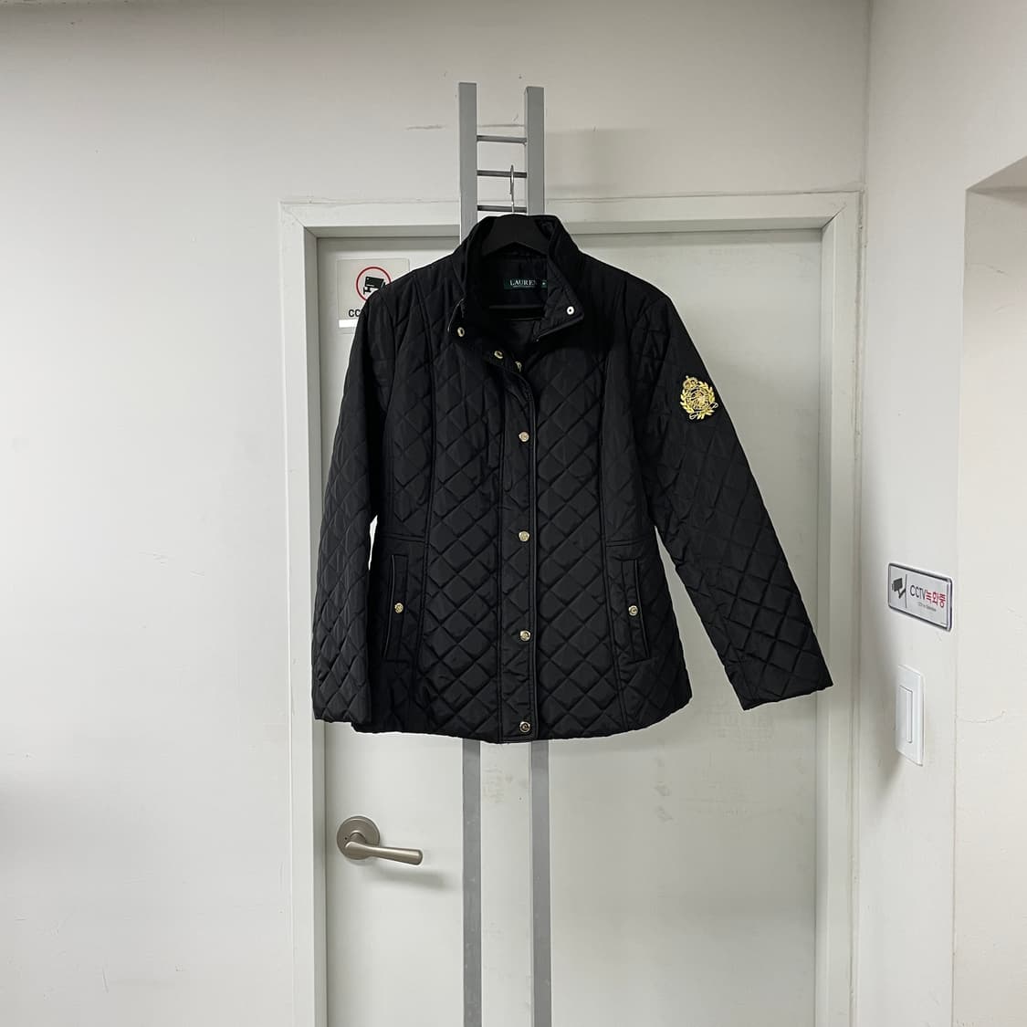 랄프로렌 블랙 퀄팅 자켓 M(W) 상품이미지1