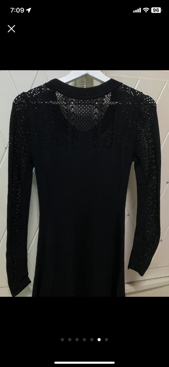 (한번착용)h&m 블랙 레이스 a라인 원피스 상품이미지6