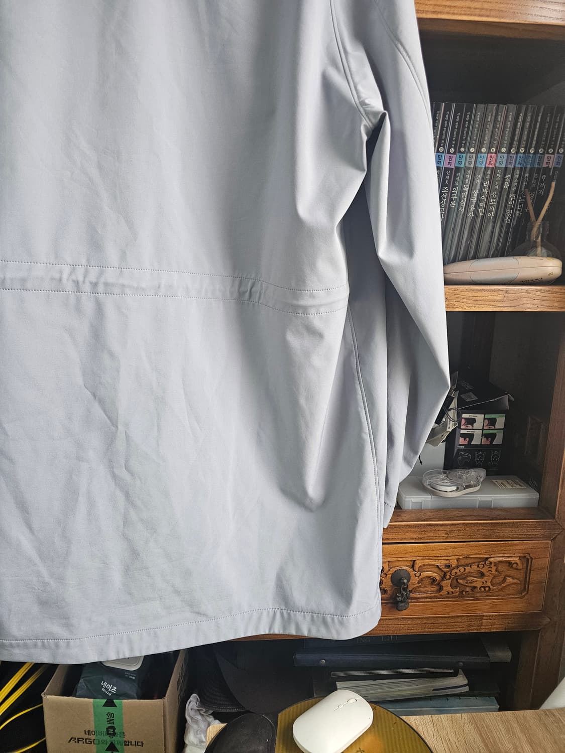 씨피 CP컴퍼니 쉘-R 후드 코트 라이트 그레이 자켓 팔아봅니다 상품이미지10
