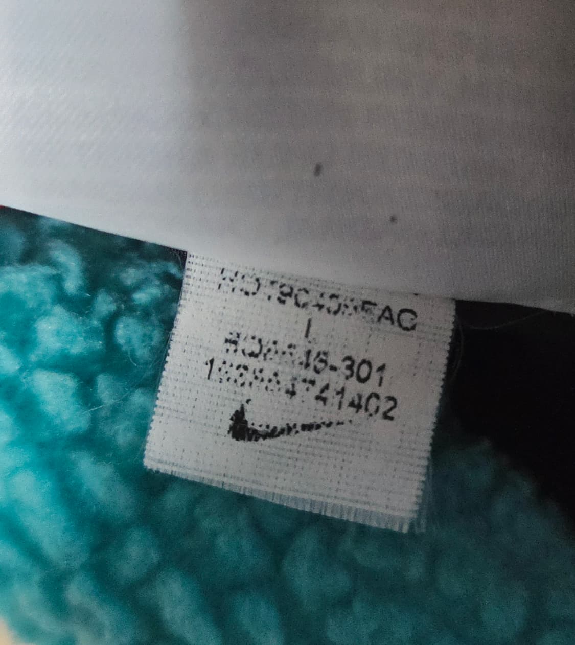 (착샷) 나이키 후리스 리버시블 민트 블랙 상품이미지6