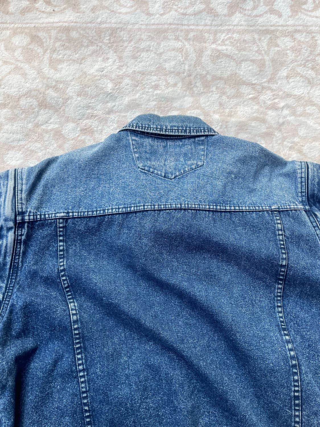 빈티지 y2k 워싱 데님 바이커 자켓 (어깨 탈부착) 상품이미지6