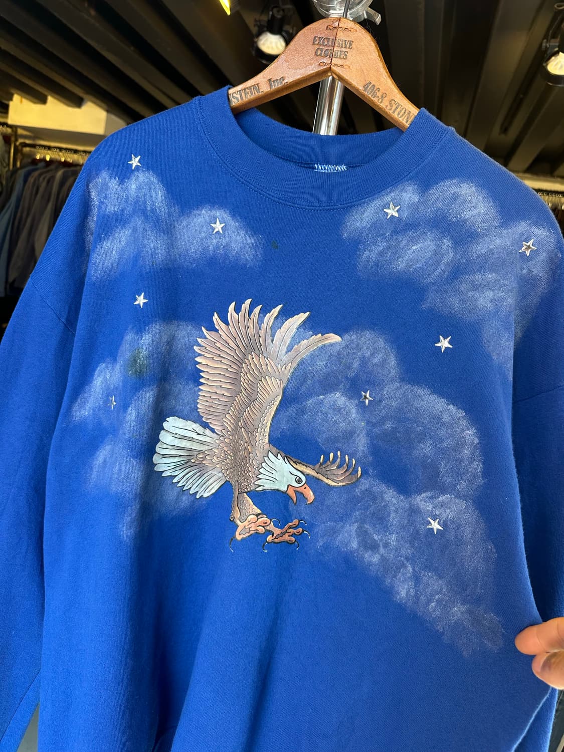 90s Jerzees 50/50 프린팅 스웻셔츠  상품이미지3