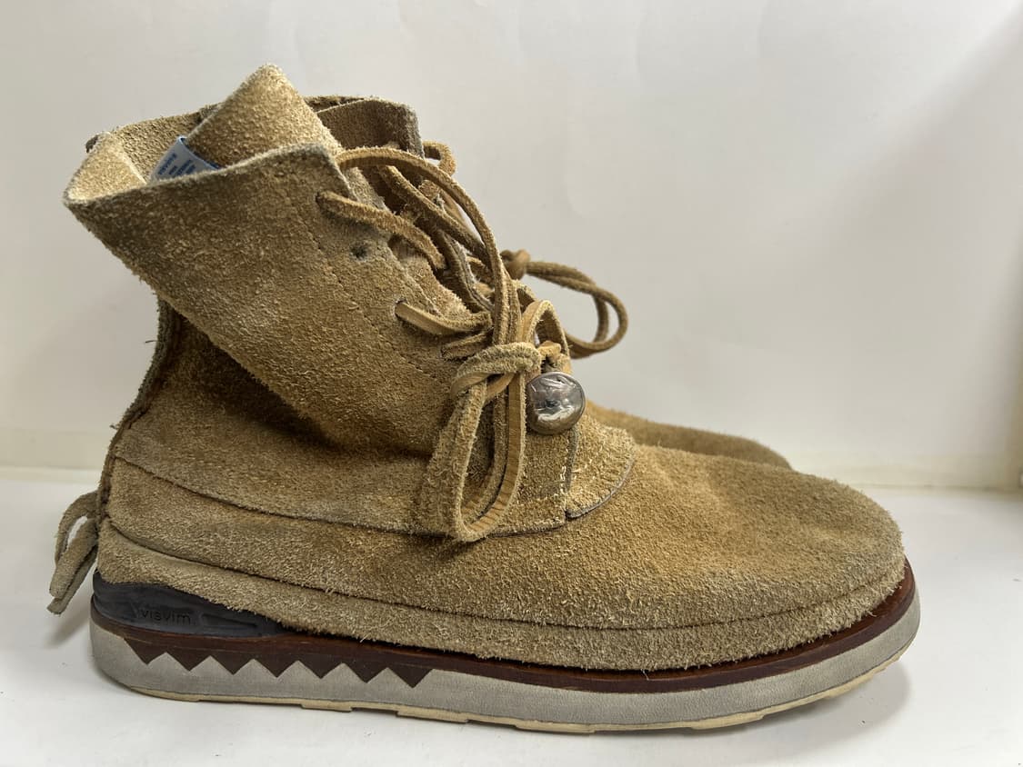 visvim 비즈빔 베이지 그리스목 지퍼 하이 부츠 275 상품이미지3