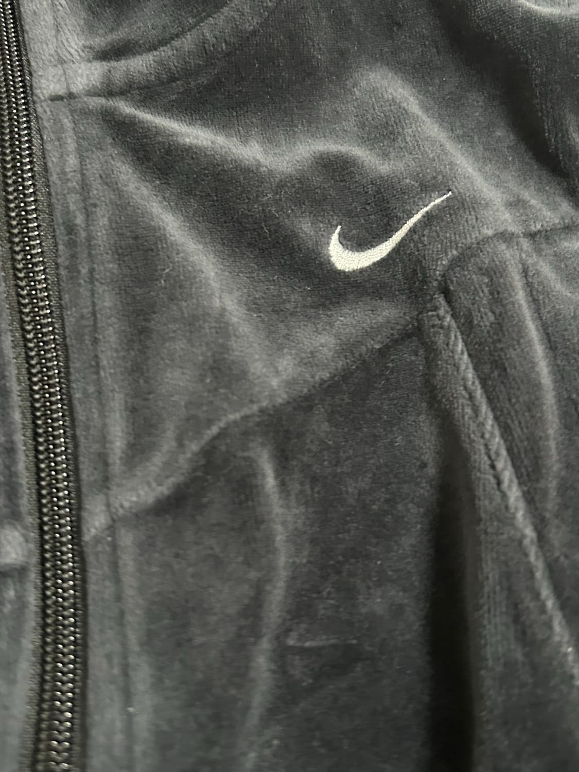 나이키 벨루어 트랙탑 벨벳 딱붙핏 져지 상품이미지2