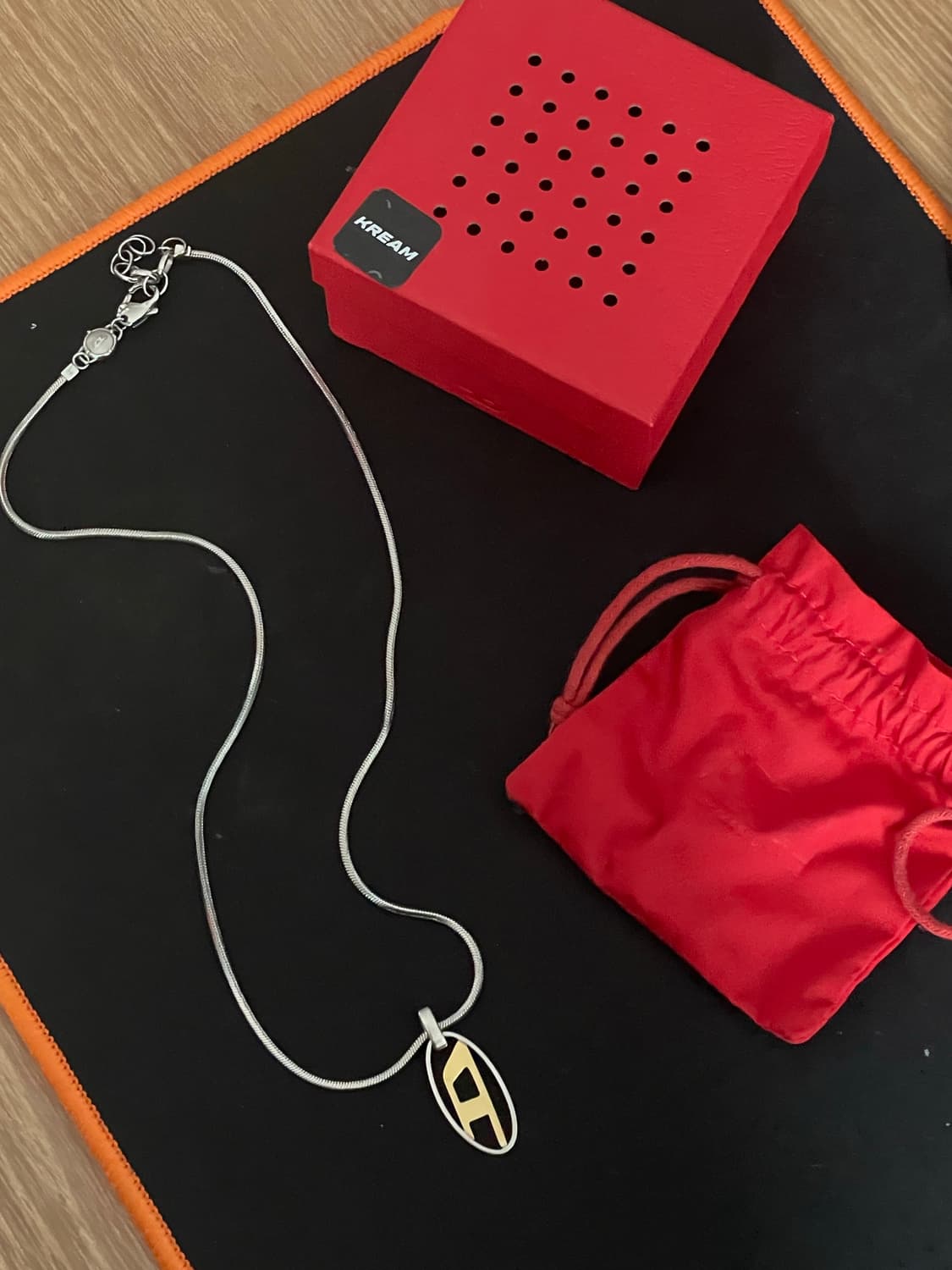 디젤 DX1342 골드 목걸이 상품이미지1