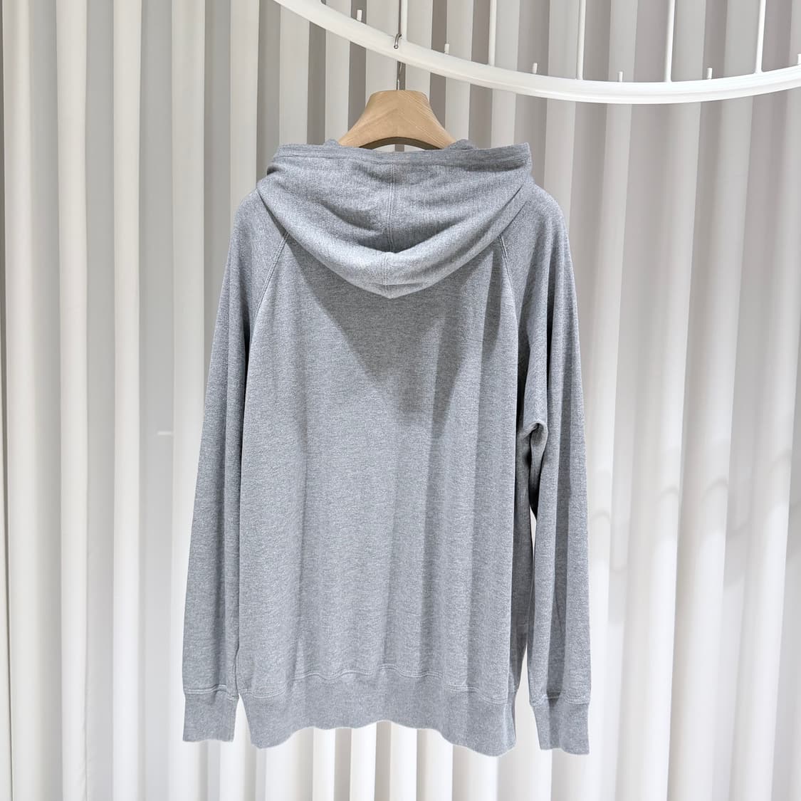 XXL / 로로피아나 캐시미어 실크 그레이 후드집업 상품이미지7