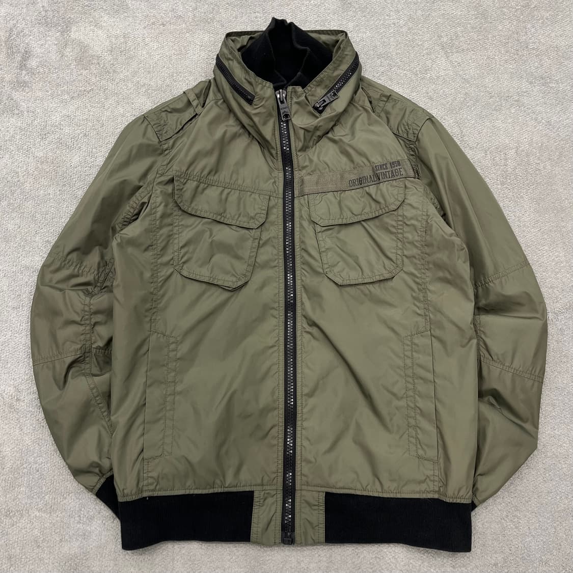 M 버커루 하이넥 봄버 항공 점퍼 상품이미지1