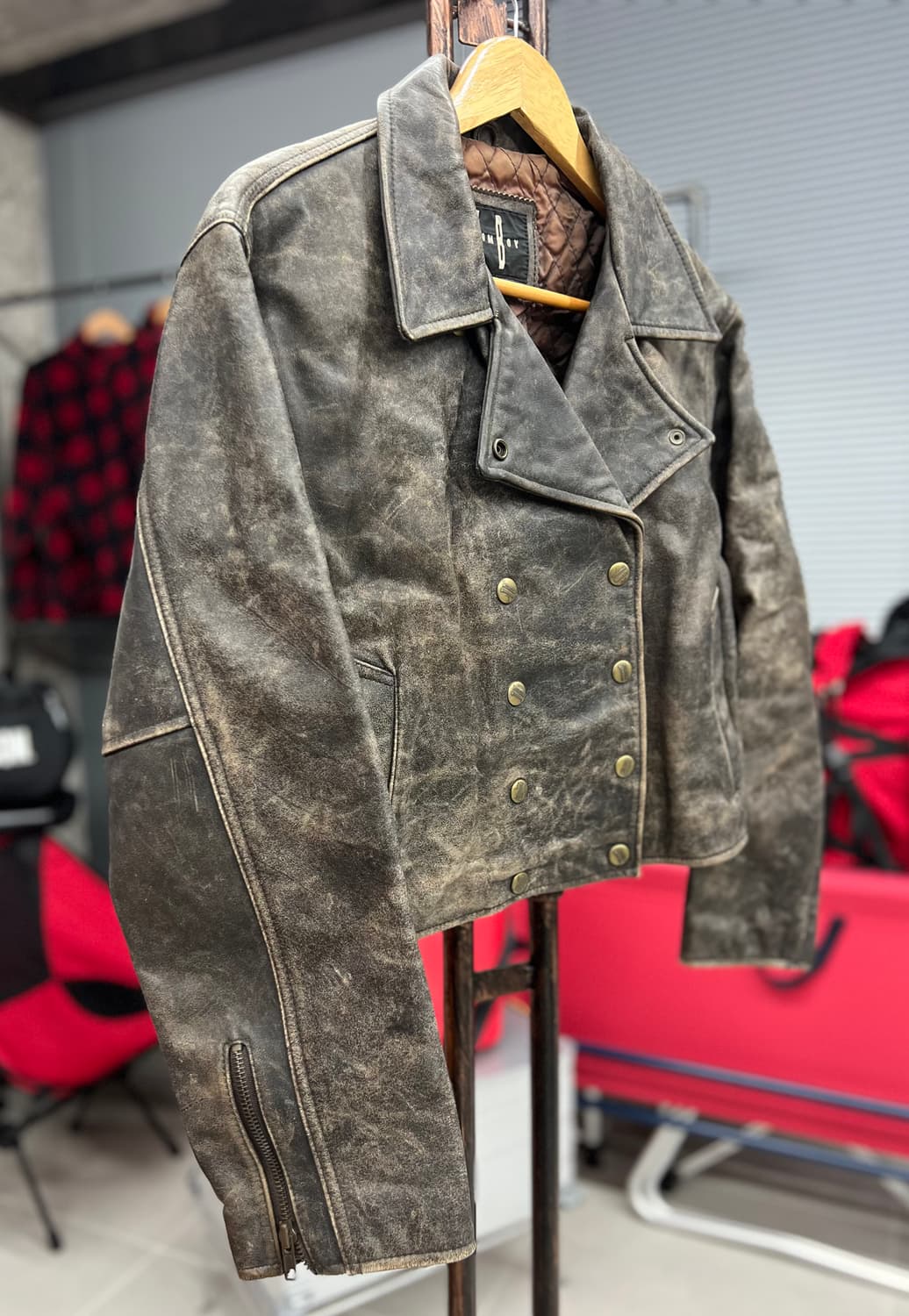 Tomboy 빈티지 가죽자켓 90 상품이미지2