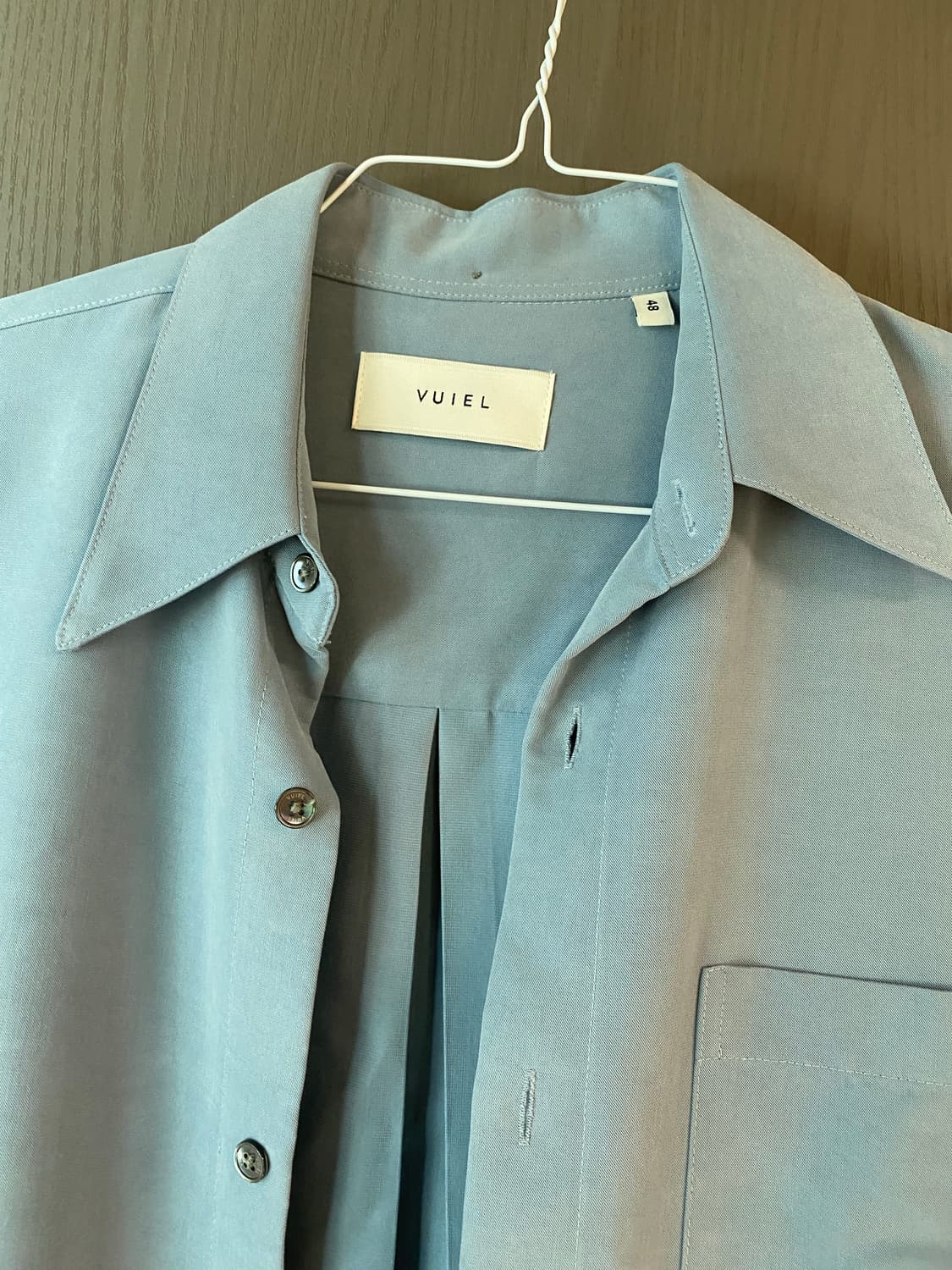 VUIEL 남방 핑크/블루 셔츠 2개 상품이미지3