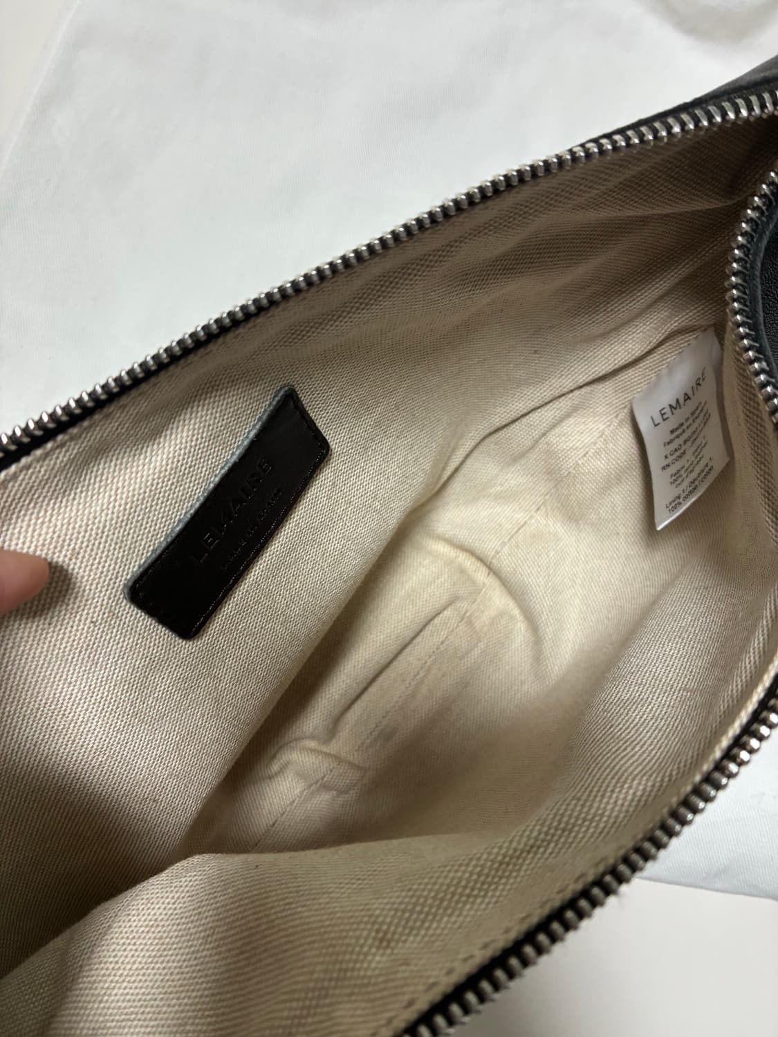 르메르 크루아상백 스몰 다크초코 상품이미지2