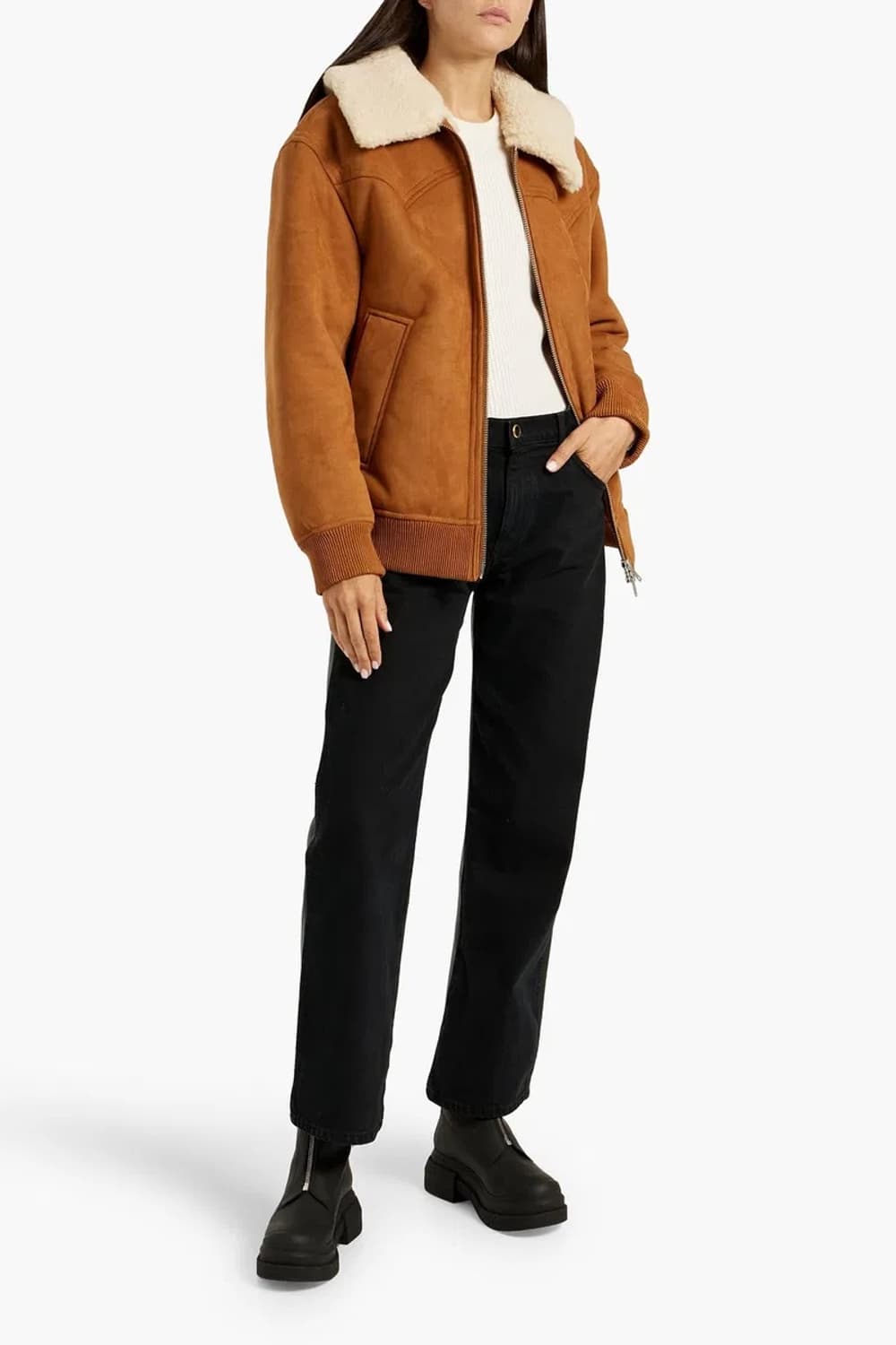 스탠드스스튜디오 시어링 퍼자켓 상품이미지2