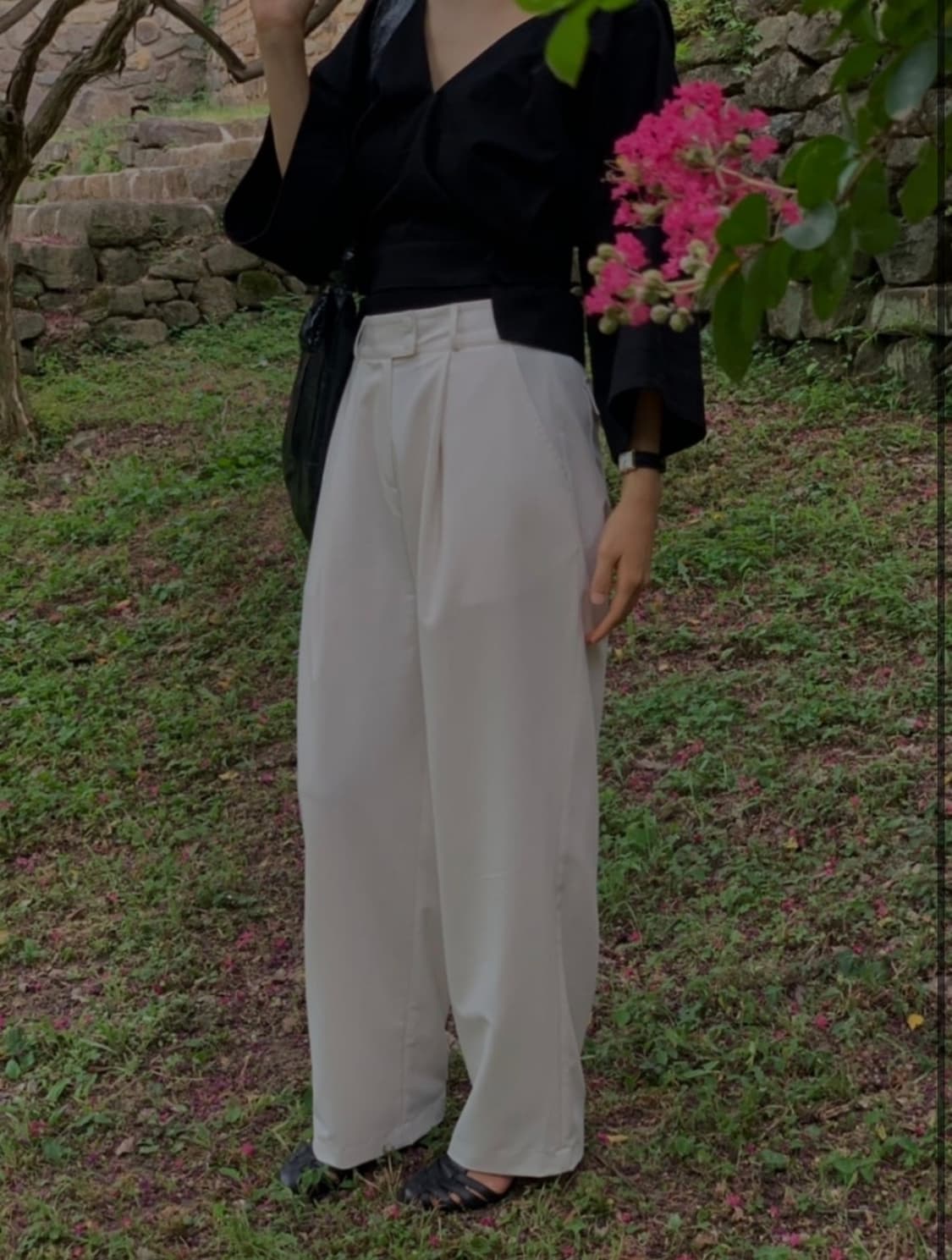 커넥팅더닷 ctd 헬레나 썸머 슬랙스 여름 슬랙스 파크투 m 상품이미지5